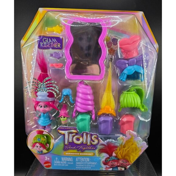 DreamWorks Trolls Band Together Hairageous Wardrobe Playset - Picture 1 of 10